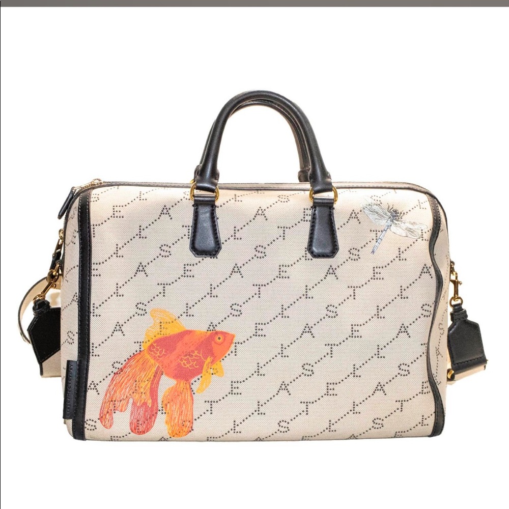 Stella McCartney Limited Edition Applique Tan Large Bag